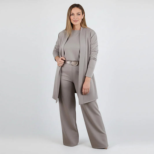 Coordinato 3 Pezzi - Cardigan, maglia e pantalone