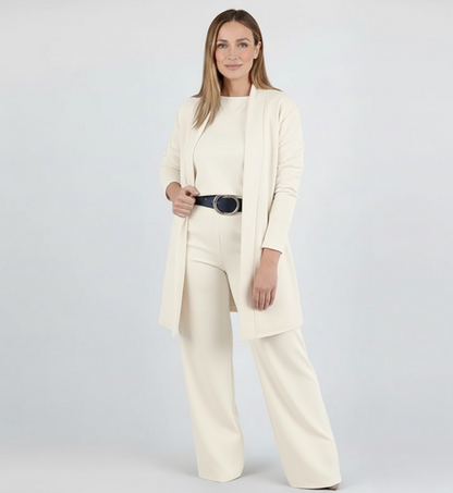 Coordinato 3 Pezzi - Cardigan, maglia e pantalone