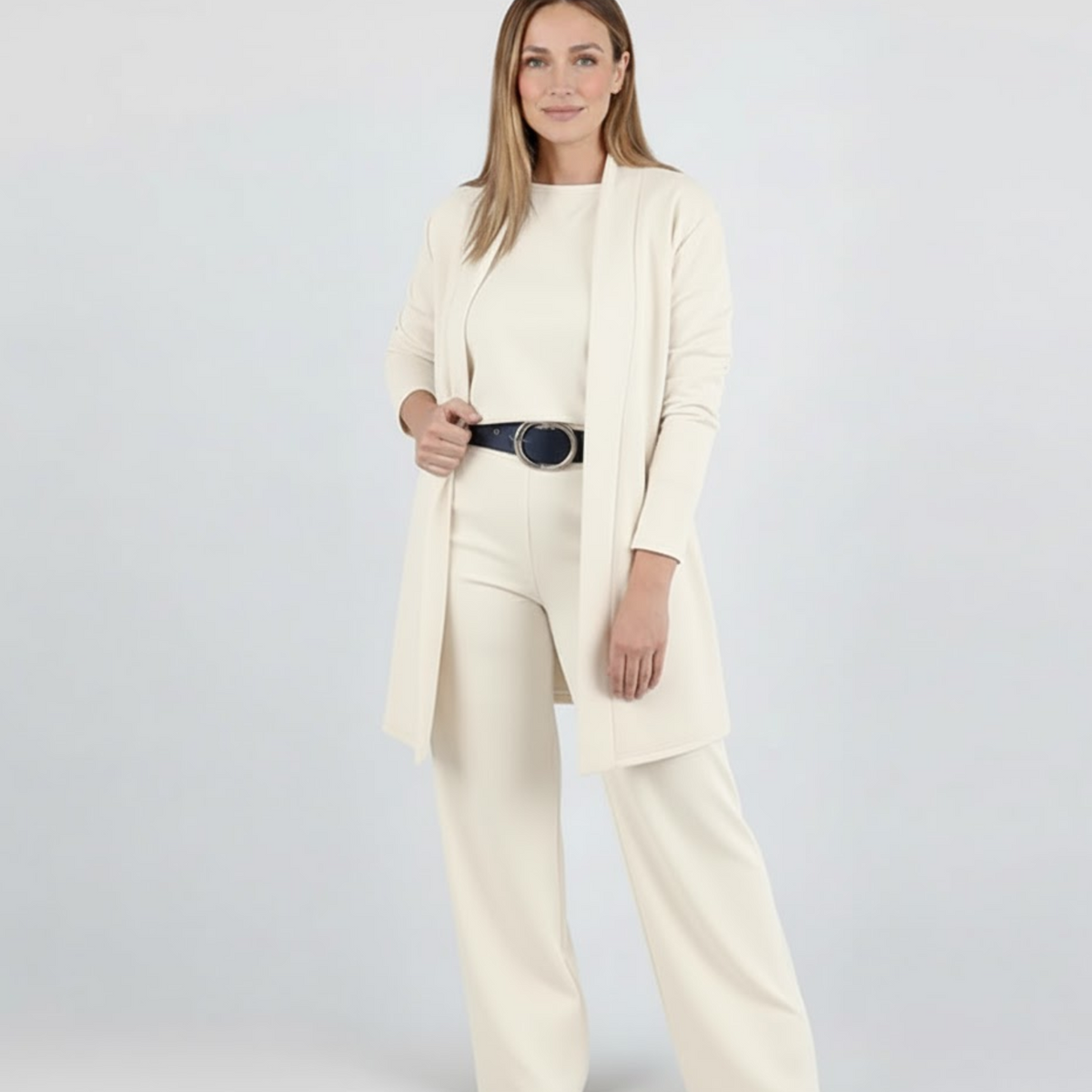 Coordinato 3 Pezzi - Cardigan, maglia e pantalone